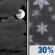 Friday Night: Mostly Cloudy then Chance Rain And Snow Showers