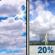 Wednesday: Partly Sunny then Slight Chance Showers And Thunderstorms